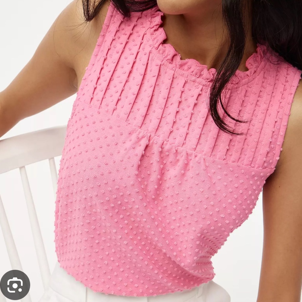 J Crew Factory Clip-Dot Tank Top